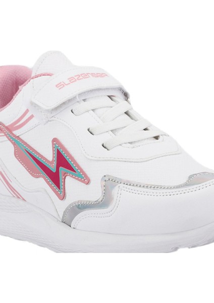 KAOR KTN Kız Çocuk Sneaker Koşu & Yürüyüş Ayakkabısı Beyaz / Pembe