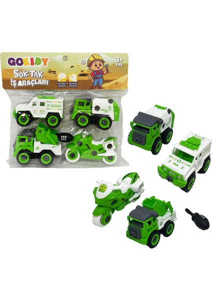 Sök-Tak Bakım Araçları 4'lü Set