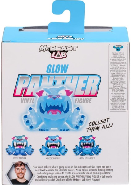 Mrbeast Lab Vinly Figure Glow Panther