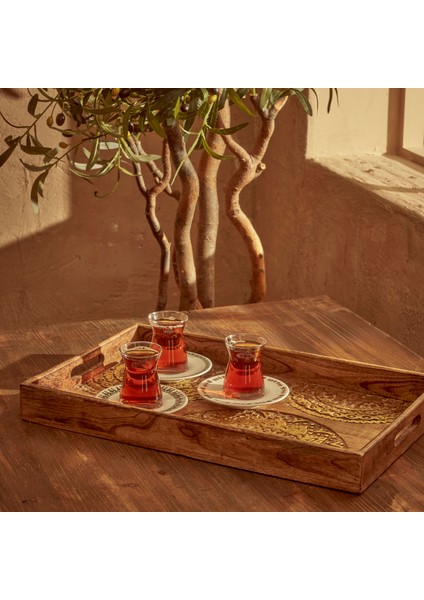 Cera Dekoratif Tepsi Naturel (32X3,5X50 Cm) fiyatları