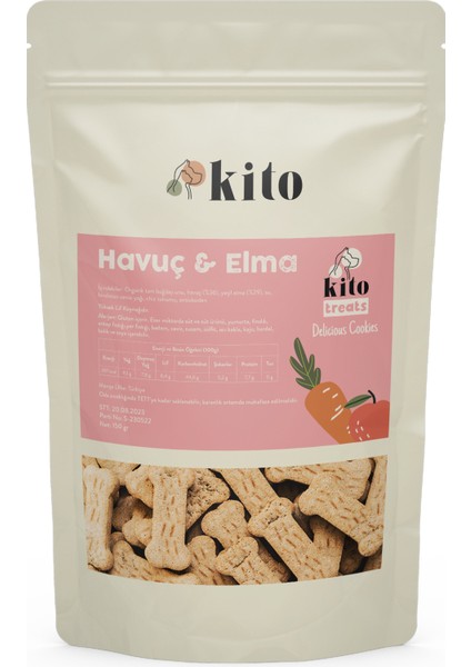 Havuçlu & Elmalı Cookie 150 gr