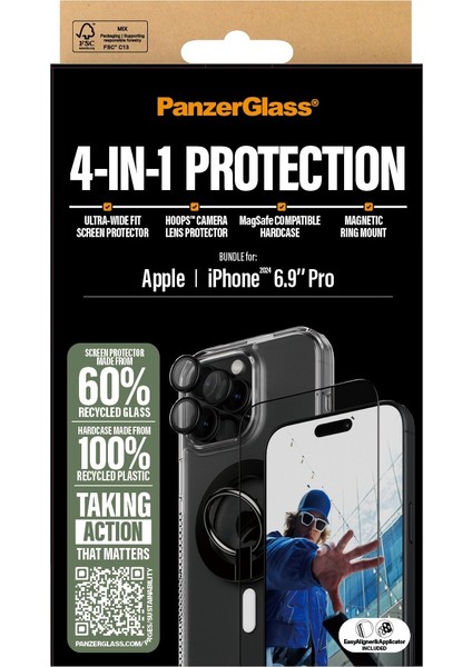 Panzerglass 4 In 1 Protection Bundle iPhone '24 6.9 Inç Pro