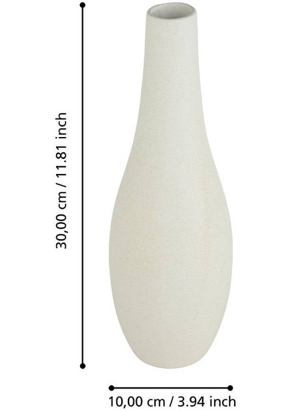421256 "ankaramy" Bej Seramik Vazo 30CM Yüksekliğinde fırsatları