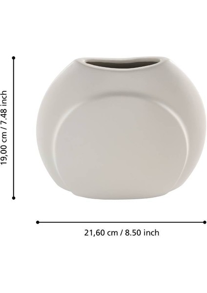 421405 "lyaglan" Seramik Vazo 19CM Yüksekliğinde modelleri