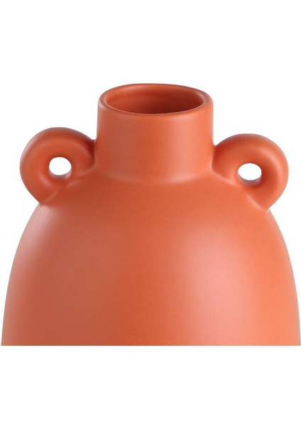 421247 "anjabe" 18CM Yüksekliğinde Pişmiş Toprak Rengi Seramik Vazo modelleri