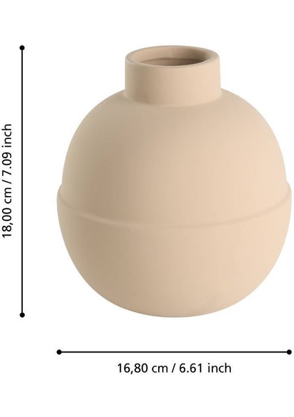 421403 "lyaglan" Seramik Vazo 18CM Yüksekliğinde fırsatları