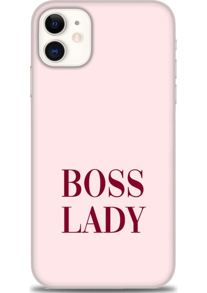 iPhone 11 Kılıf Hd Baskılı - Boss Lady + 9h Nano Ekran Koruyucu