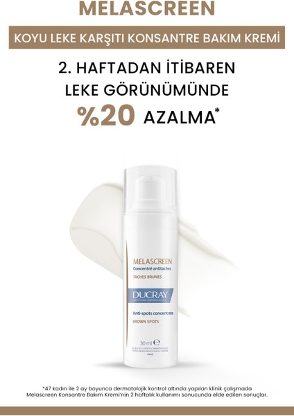 Melascreen Konsantre Bakım Kremi 30 ml