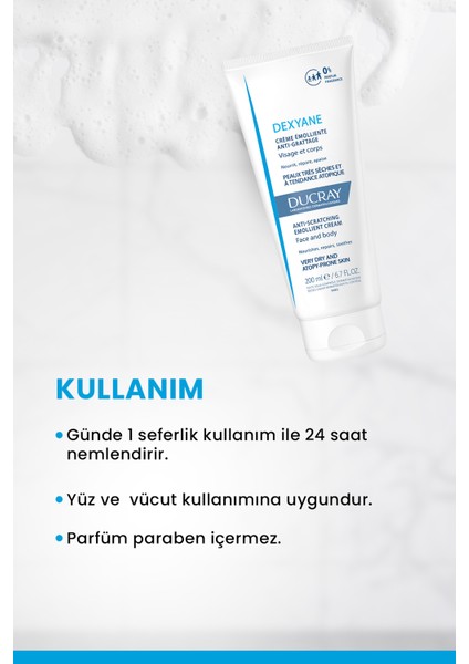 Dexyane Emollient Cream Onarıcı Krem 200 ml