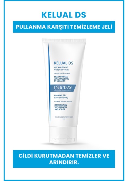 Kelual DS Face and Body Foaming Gel Temizleme Jeli 200 ml