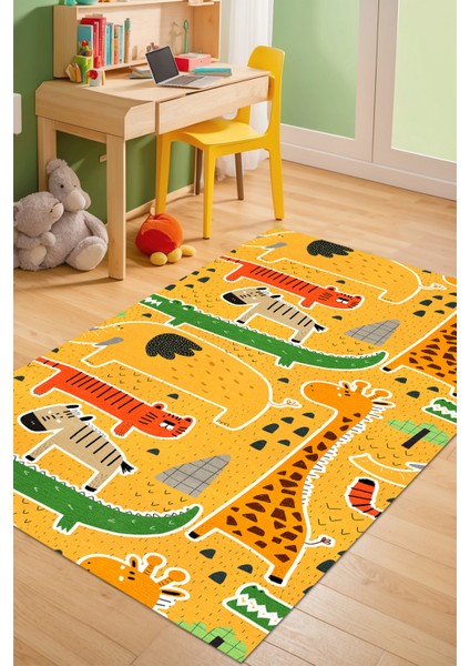 Funs Şönil Yıkanabilir Kaymaz Pamuk Tabanlı Çocuk Halısı fiyatları