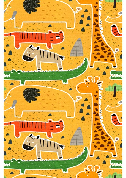 Funs Şönil Yıkanabilir Kaymaz Pamuk Tabanlı Çocuk Halısı modelleri