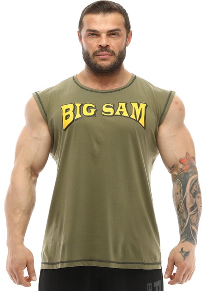 Haki Kolsuz Antrenman Tişörtü Big Sam 2044 fiyatları