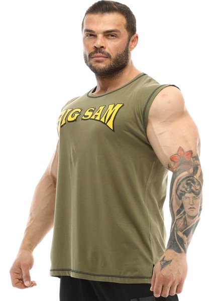 Haki Kolsuz Antrenman Tişörtü Big Sam 2044 fırsatları
