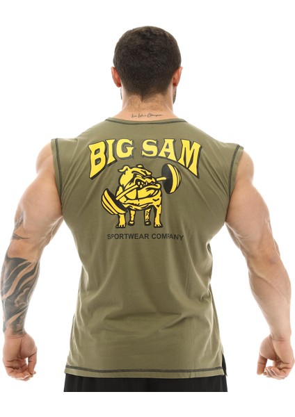 Haki Kolsuz Antrenman Tişörtü Big Sam 2044 indirimleri