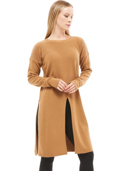 Yırtmaçlı Modern Rahat Tunik