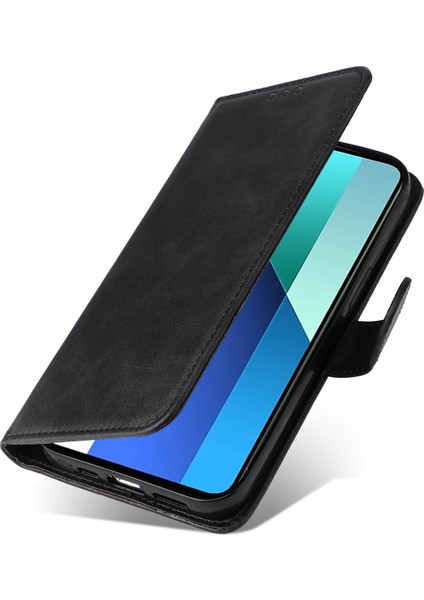 Xiaomi Redmi Note 13 4g Pu Deri Kapak Cüzdan Kart Yuvaları (Yurt Dışından)