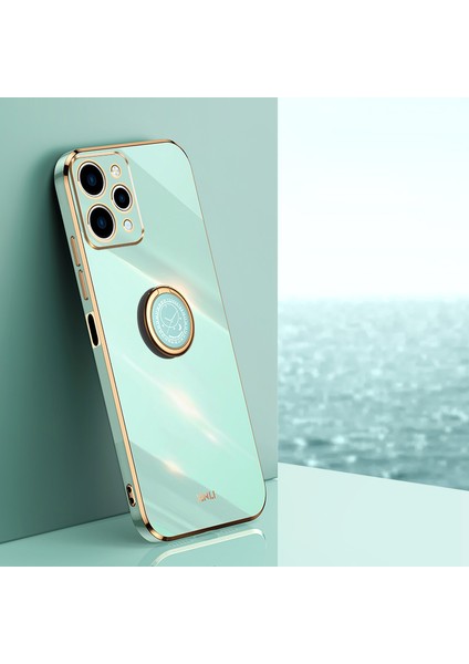 Xiaomi Redmi 12 4g Elektrokaplanmış Telefon Kılıf Yüzüğü Kickstand Tpu Arka Kapak (Yurt Dışından) fiyatları