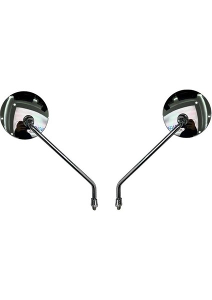 Arora Dazzle 125 Ayna Takımı Yuvarlak Nikel
