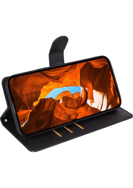 Xiaomi Redmi Note 13 5g Şok Geçirmez Manyetik Pu Deri Cüzdan Stand Telefon Kabuğu (Yurt Dışından)