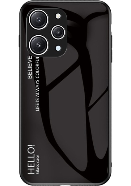 Xiaomi Redmi 12 4g Gradyan Temsilli Cam Kılıf Pc+Tpu Çizilmeye Dayanıklı Telefon Kapağı (Yurt Dışından)