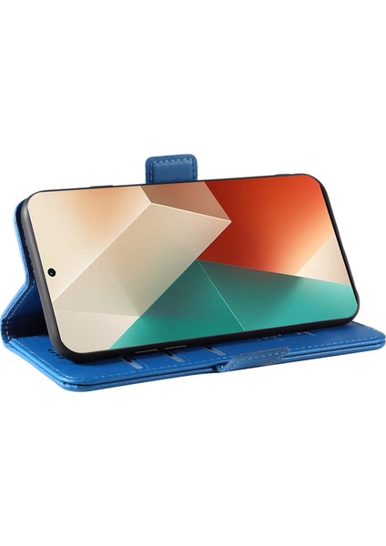 Xiaomi Poco X6 5g / Redmi Note 13 Pro 5g Cüzdan Standı Deri Telefon Kapağı (Yurt Dışından)