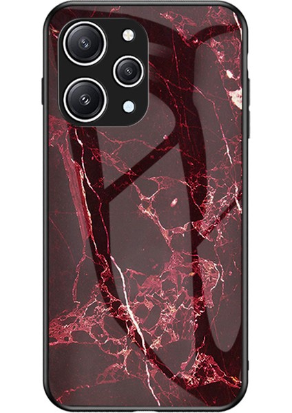 Xiaomi Redmi 12 4g Şok Geçirmez Hibrit Kılıf Temperlenmiş Cam+ Pc+ Tpu Telefon Kapağı (Yurt Dışından)