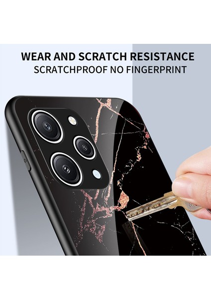 Xiaomi Redmi 12 4g Şok Geçirmez Hibrit Kılıf Temperlenmiş Cam+ Pc+ Tpu Telefon Kapağı (Yurt Dışından) modelleri