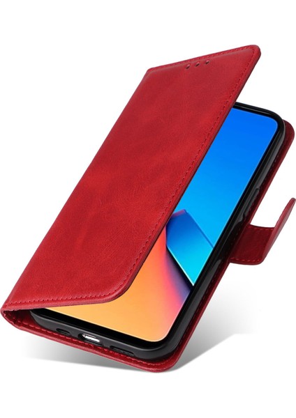 Xiaomi Redmi 12 4g Çizgi Anti-Çizelge Kılıfı Buzağı Dokusu Cüzdan Telefon Kılıfı Stand Flip Telefon Kabuğu Kapağı (Yurt Dışından) indirimleri