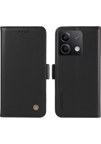 Xiaomi Poco X6 5g / Redmi Note 13 Pro 5g Cüzdan Standı Deri Telefon Kapağı (Yurt Dışından)