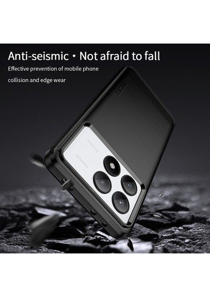 Xiaomi Poco X6 Pro 5g Telefon Kapağı Fırçalanmış Tasarım Tpu Telefon Kılıfı (Yurt Dışından) fırsatları