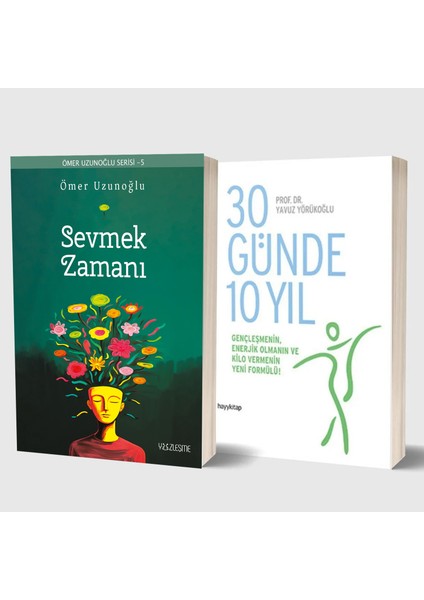 Sevmek Zamanı - 30 Günde 10 Yıl 2 Kitap Set - Mustafa Sevinç