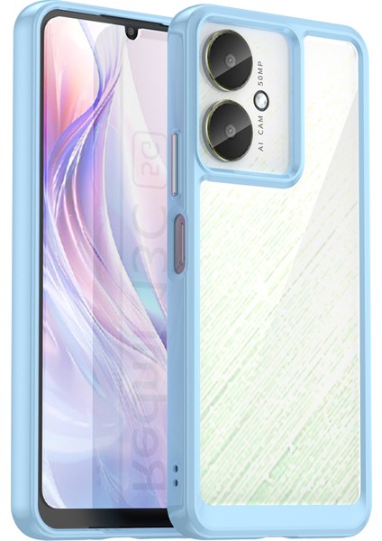 Xiaomi Redmi 13C 4g / 13C 5g / 13R 5g / Poco C65 4g Hibrit Kılıf Tpu+Akrilik Telefon Geri Kapak (Yurt Dışından)