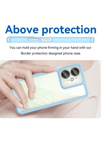 Xiaomi Redmi 13C 4g / 13C 5g / 13R 5g / Poco C65 4g Hibrit Kılıf Tpu+Akrilik Telefon Geri Kapak (Yurt Dışından) fırsatları