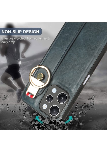 Xiaomi Redmi 12 4g Telefon Kılıfı Kick Bant Kickstand Deri Kaplamalı Pc+Tpu Şişe Açıcı ile Kapak (Yurt Dışından) indirimleri