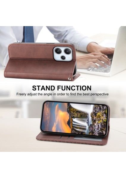 Xiaomi Redmi 12 4g Deri Telefon Kılıfı Anti-Fall Baskalı Rhombus Desen Cüzdan Stand Kapağı (Yurt Dışından) indirimleri