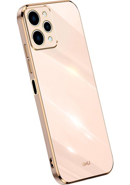 Xiaomi Redmi 12 4g Elektrapılaşma Kenar Telefon Kapağı Yumuşak Tpu Koruyucu Telefon Kılıfı (Yurt Dışından)