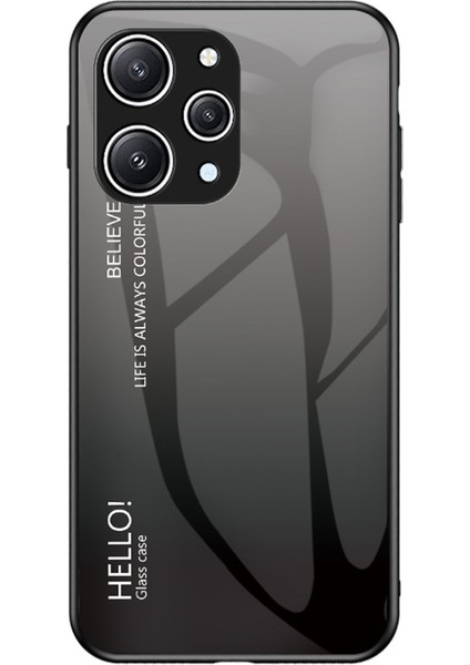Xiaomi Redmi 12 4g Gradyan Temsilli Cam Kılıf Pc+Tpu Çizilmeye Dayanıklı Telefon Kapağı (Yurt Dışından)