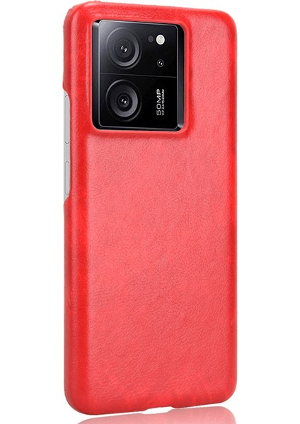 Xiaomi 13T / 13T Pro Litchi Doku Pu Deri+Tpu Telefon Kapağı (Yurt Dışından)