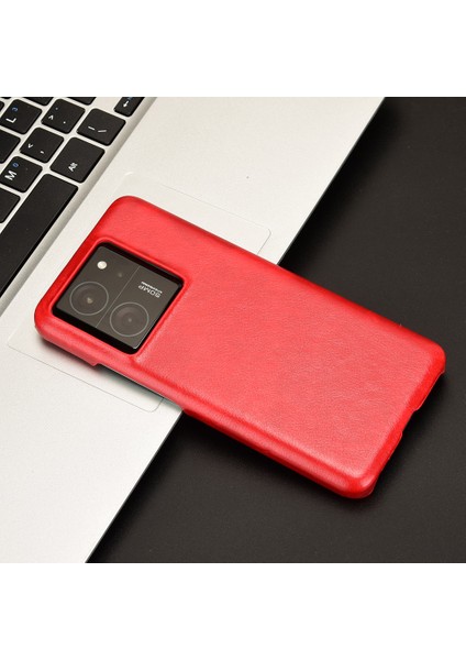 Xiaomi 13T / 13T Pro Litchi Doku Pu Deri+Tpu Telefon Kapağı (Yurt Dışından)
