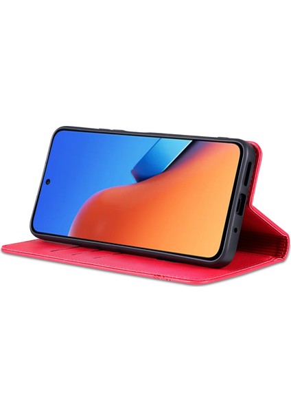 Xiaomi Redmi 12 4g Destekleme Stand Telefon Kapağı Pu Deri Deri Cüzdan Kılıfı Manyetik Telefon Kabuğu (Yurt Dışından) modelleri