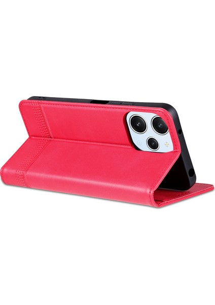 Xiaomi Redmi 12 4g Destekleme Stand Telefon Kapağı Pu Deri Deri Cüzdan Kılıfı Manyetik Telefon Kabuğu (Yurt Dışından) fırsatları