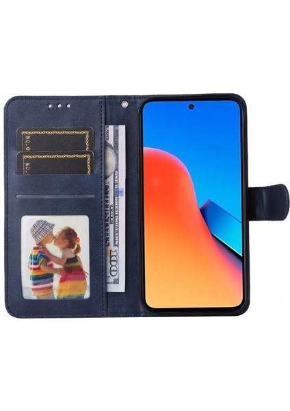 Xiaomi Redmi 12 4g Çizgi Anti-Çizelge Kılıfı Buzağı Dokusu Cüzdan Telefon Kılıfı Stand Flip Telefon Kabuğu Kapağı (Yurt Dışından) fiyatları