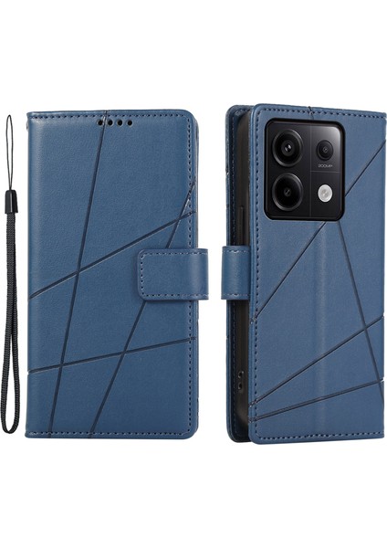 Xiaomi Redmi Note 13 Pro 5g Deri Kılıf Hattı Baskılı Cüzdan Kapağı (Yurt Dışından)