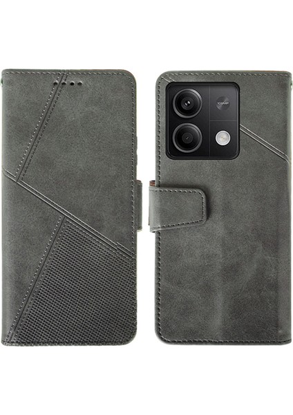 Xiaomi Redmi Note 13 5g Cep Telefonu Kılıf Buzağı Dokusu Deri Kart Yuvaları Kapak (Yurt Dışından)
