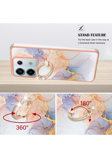 Xiaomi Redmi Note 13 Pro 5g Tpu Halka Kickstand Cep Telefonu Kapağı (Yurt Dışından) fırsatları