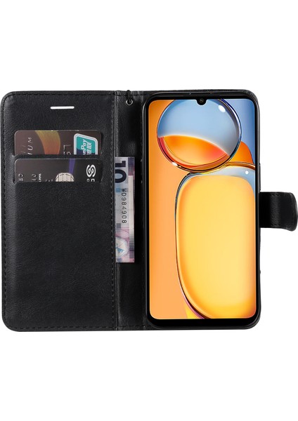 Xiaomi Poco C65 4g Düz Renkli Flip Stand Cep Telefonu Kapağı (Yurt Dışından) modelleri