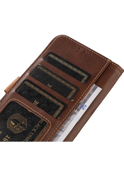 Xiaomi Redmi 12 4g Pu Deri Flip Folio Case Stand Cüzdan Buzağı Doku Telefon Kapağı (Yurt Dışından)