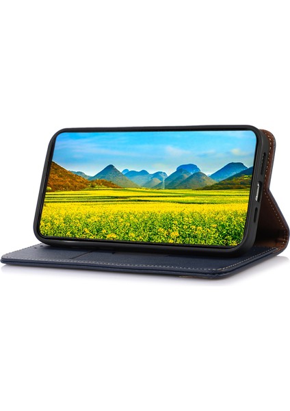 Xiaomi Redmi 12 4g Nappa Dokün Orun Inkak Deri Deri Cezet Kasası Rfıd Blowıng Stand Kapak (Yurt Dışından) modelleri