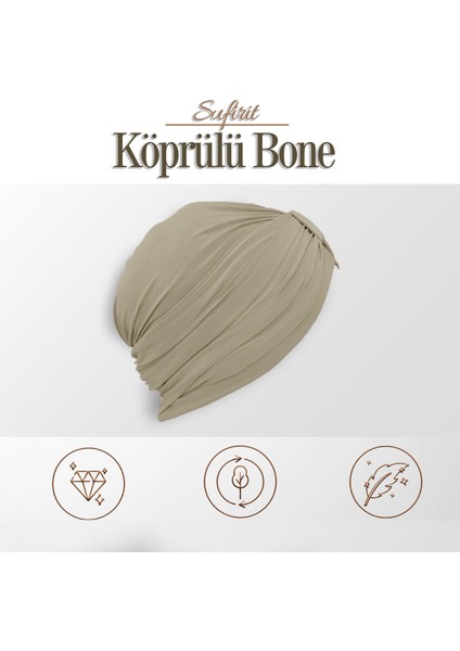 Köprülü Bone - Tesettür Bone - Bone Eşarp- Hazır Bone Şal- Tasarım Bone Modelleri